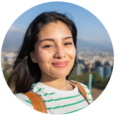 Camila, postulante del área de administración